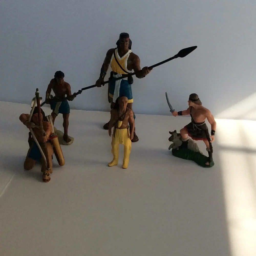 LDD Ammon native stripling warrior figures Vintage